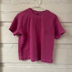 Old Navy Vintage Tee • Fuchsia Pink 100% Cotton • Size Small